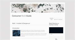 Desktop Screenshot of consumermoldguide.org