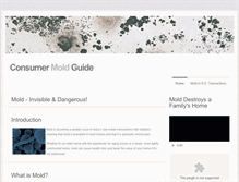 Tablet Screenshot of consumermoldguide.org